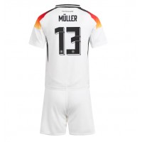 Tyskland Thomas Muller #13 Hemmatröja Barn EM 2024 Kortärmad (+ Korta byxor)